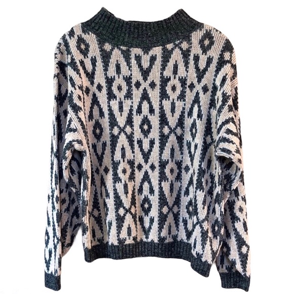 Objects D'art Vintage Retro Long Sleeve Pullover Grandma Knit Casual Sweater M - Picture 1 of 6